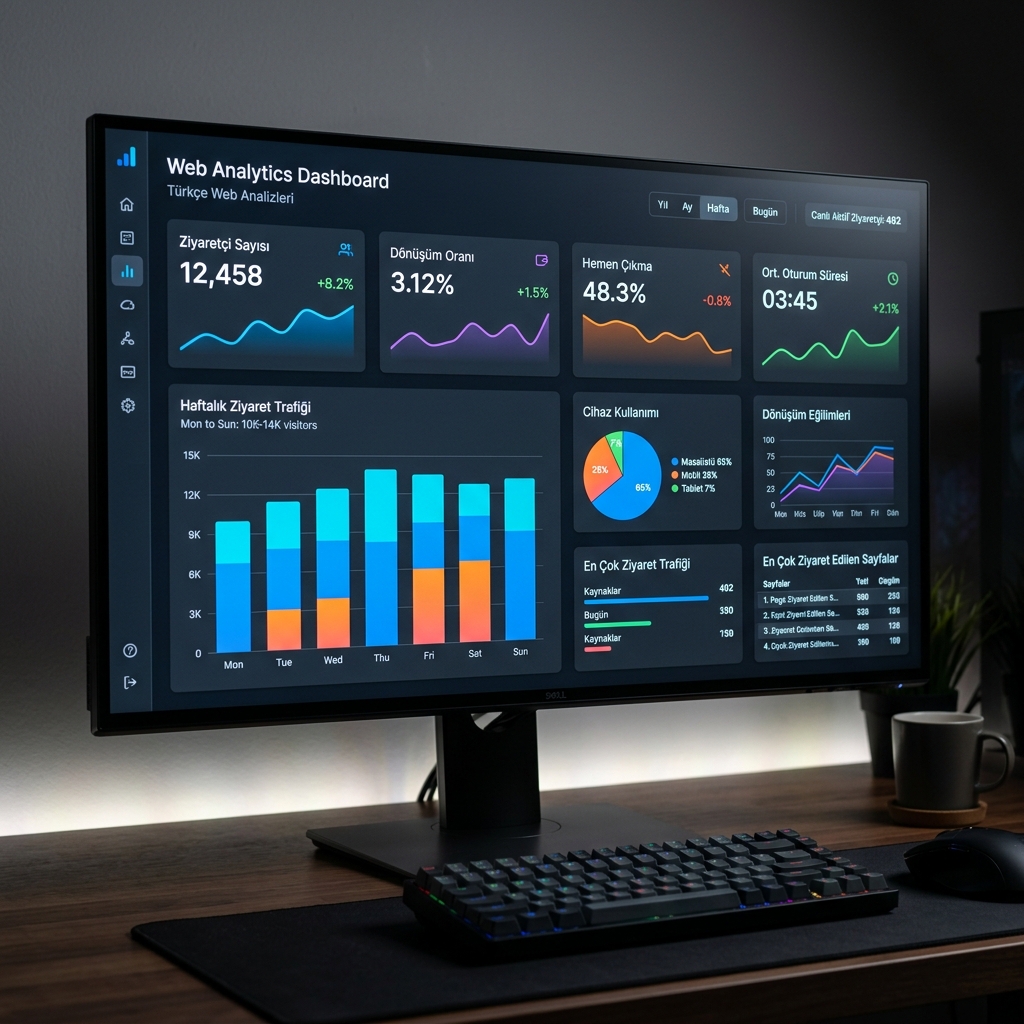 Web sitesi performansı için analytics ve veri kurulumu