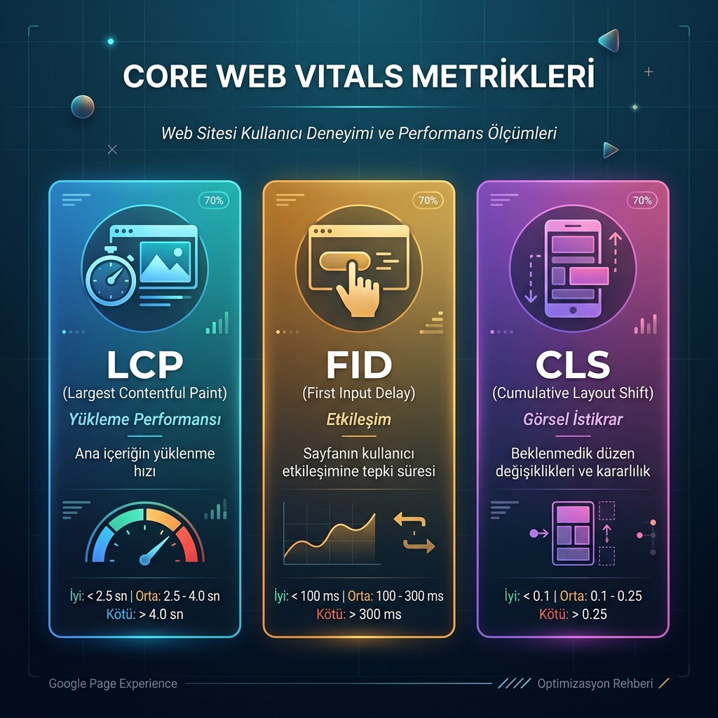Core Web Vitals ve kurumsal web sitesi performansı