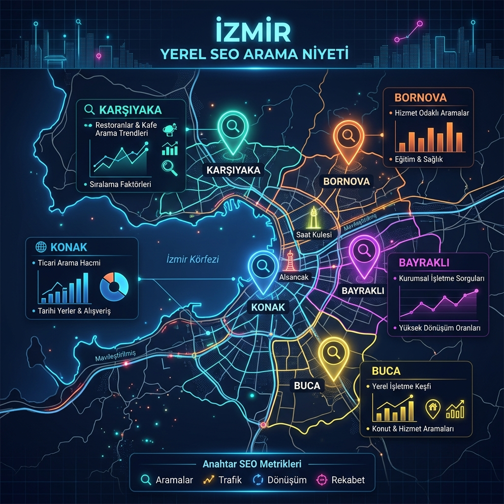 İzmir kurumsal web sitesi arama niyeti