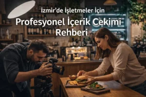 İzmir profesyonel içerik çekimi rehberi için işletmelere özel fotoğraf ve video çekimi
