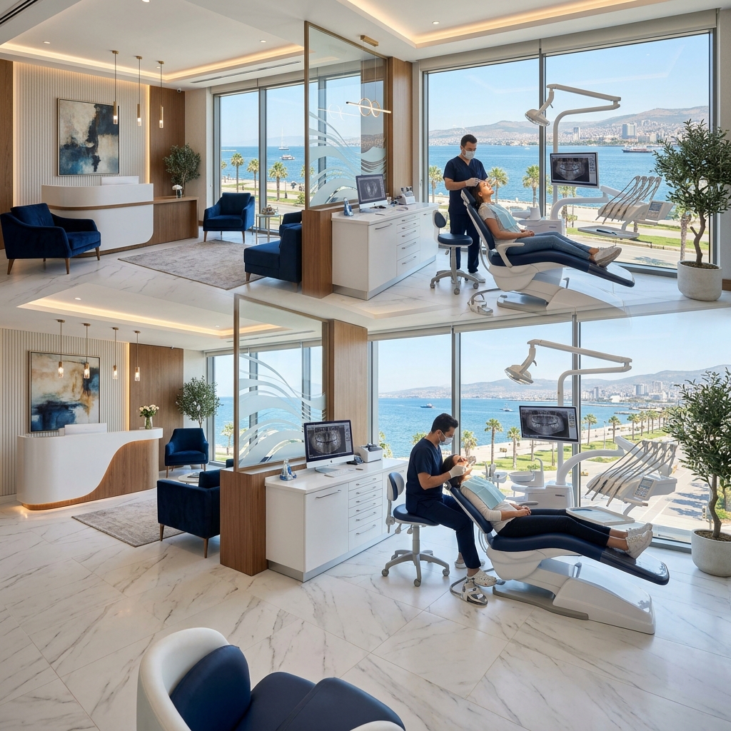 İzmir Diş Kliniği Reklam Yönetimi - Modern Diş Ünitesi ve Premium Klinik Tasarımı